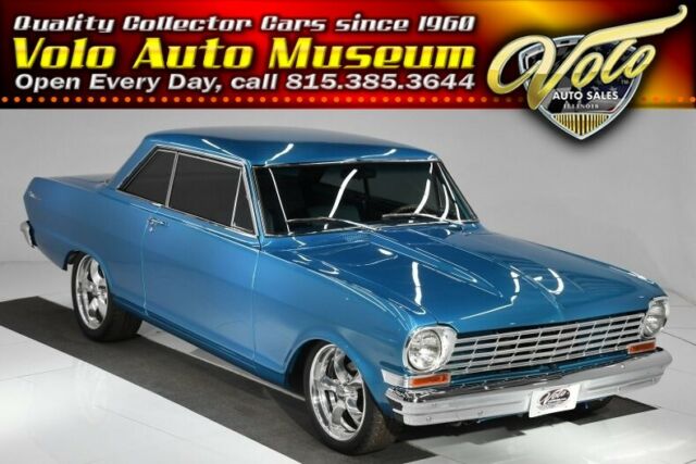 1963 Blue Chevrolet Nova Hardtop