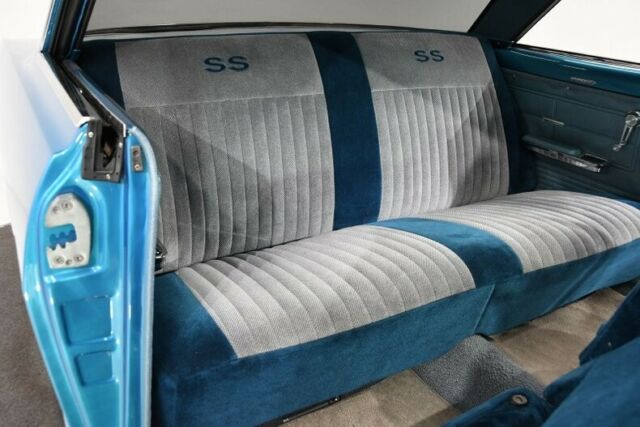 1963 Blue Chevrolet Nova Hardtop