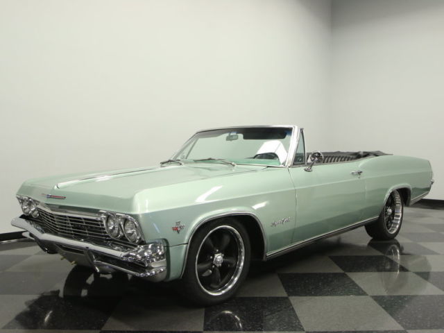 1965 Green Chevrolet Impala Convertible
