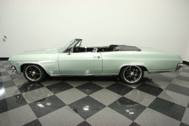 1965 Green Chevrolet Impala Convertible
