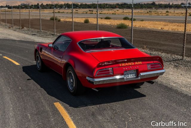 1973 Red Pontiac Trans Am Coupe
