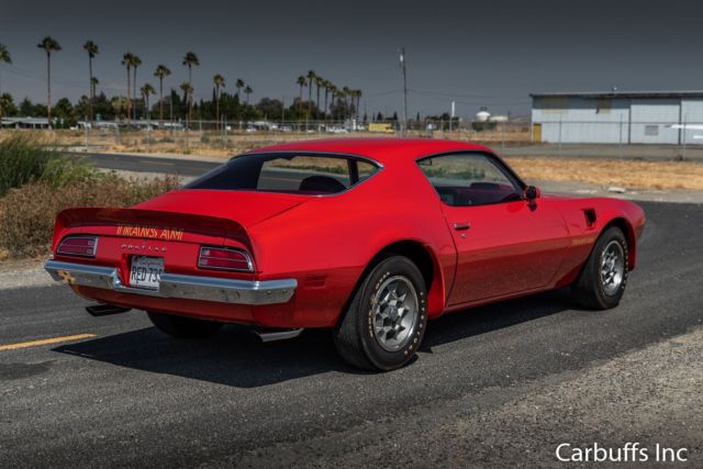 1973 Red Pontiac Trans Am Coupe
