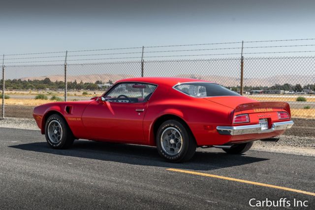 1973 Red Pontiac Trans Am Coupe