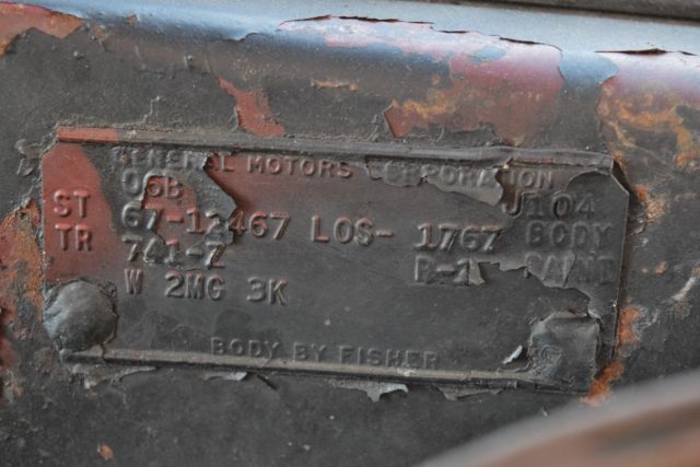 1967 Red Chevrolet Camaro Convertible