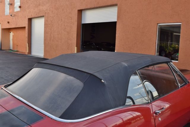 1967 Red Chevrolet Camaro Convertible