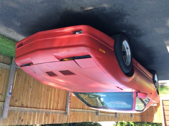 1987 Red Pontiac Trans Am 2 dr
