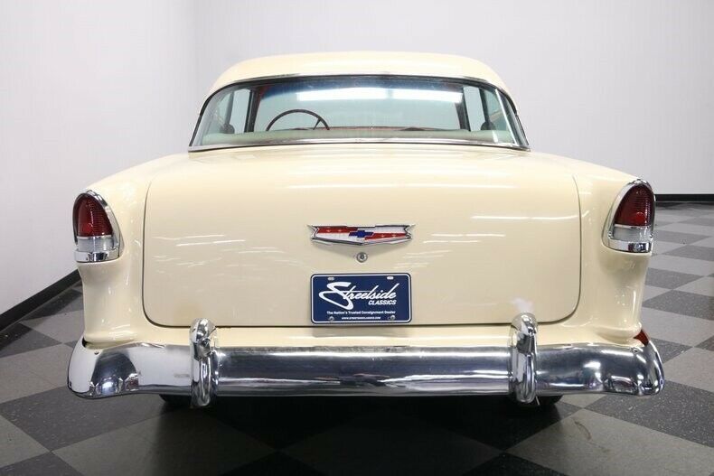 1955 Red Chevrolet Bel Air/150/210 Hardtop