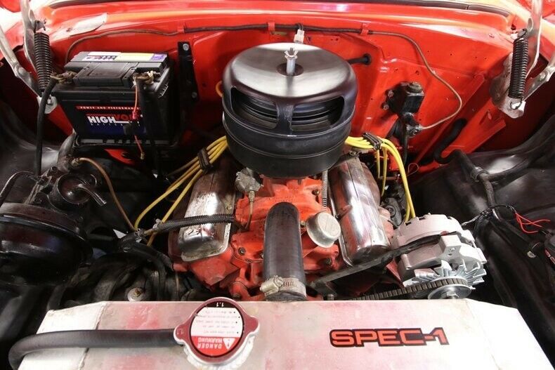 1955 Red Chevrolet Bel Air/150/210 Hardtop