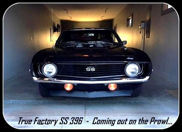 1969 Black Chevrolet Camaro Coupe