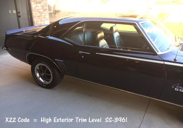 1969 Black Chevrolet Camaro Coupe