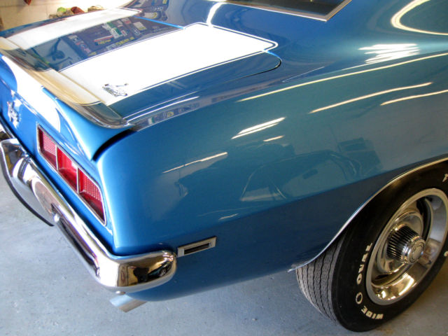 1969 Blue Chevrolet Camaro Coupe