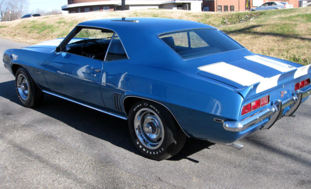 1969 Blue Chevrolet Camaro Coupe