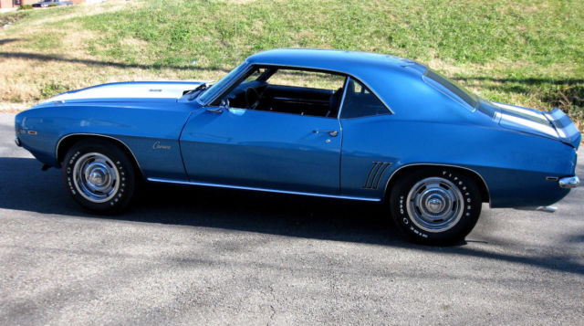 1969 Blue Chevrolet Camaro Coupe