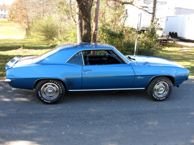 1969 Blue Chevrolet Camaro Coupe