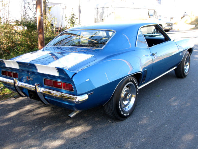 1969 Blue Chevrolet Camaro Coupe