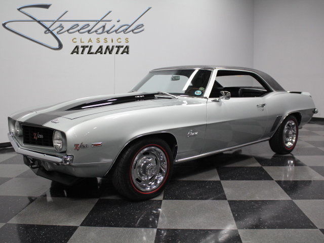 1969 Silver Chevrolet Camaro Coupe