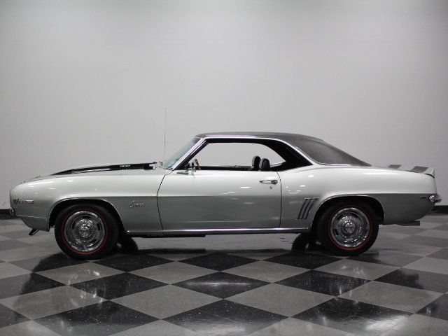 1969 Silver Chevrolet Camaro Coupe