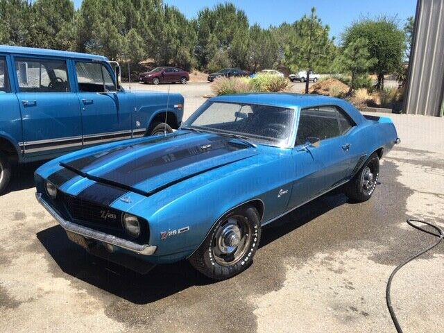 1969 Glacier Blue Chevrolet Camaro Coupe