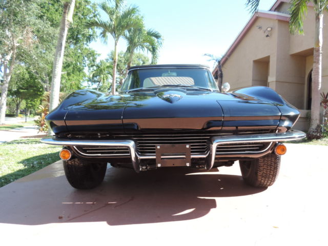 1964 Black Chevrolet Corvette Convertible