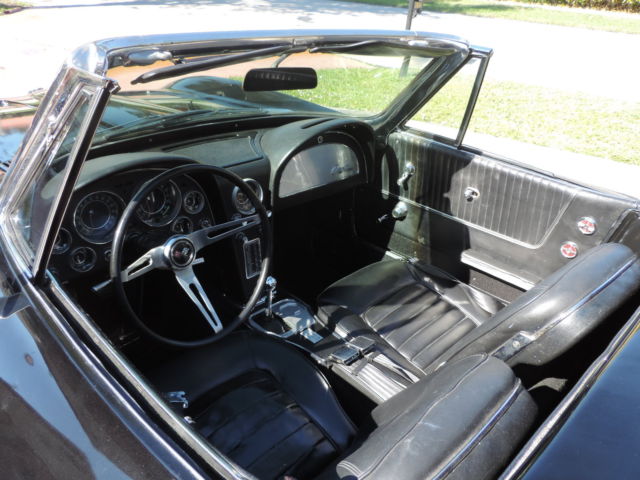 1964 Black Chevrolet Corvette Convertible