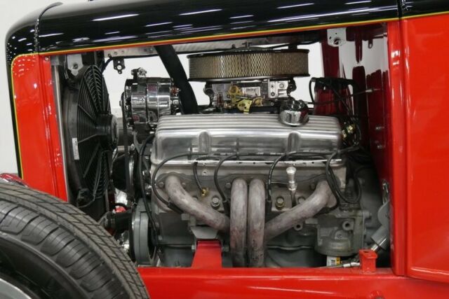 1932 Red Ford 5-Window Coupe