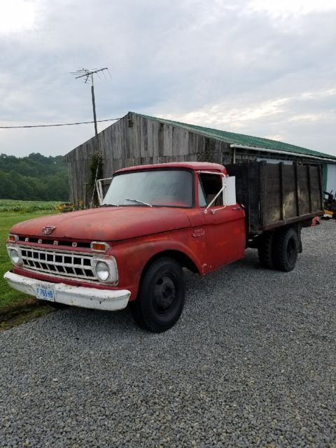 1965 Red Ford F-350 Cab & Chassis