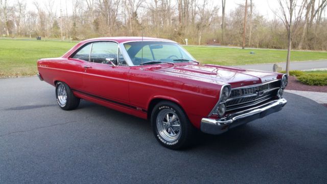 1967 Red Ford Fairlane Coupe