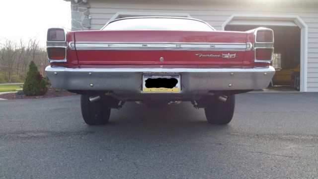 1967 Red Ford Fairlane Coupe