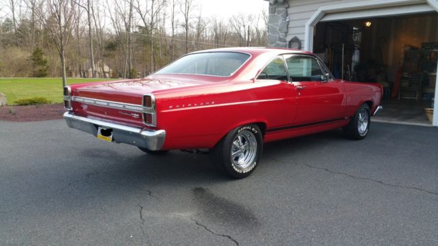 1967 Red Ford Fairlane Coupe