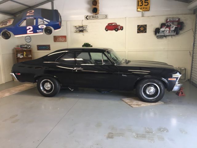 1970 Black Chevrolet Nova Coupe