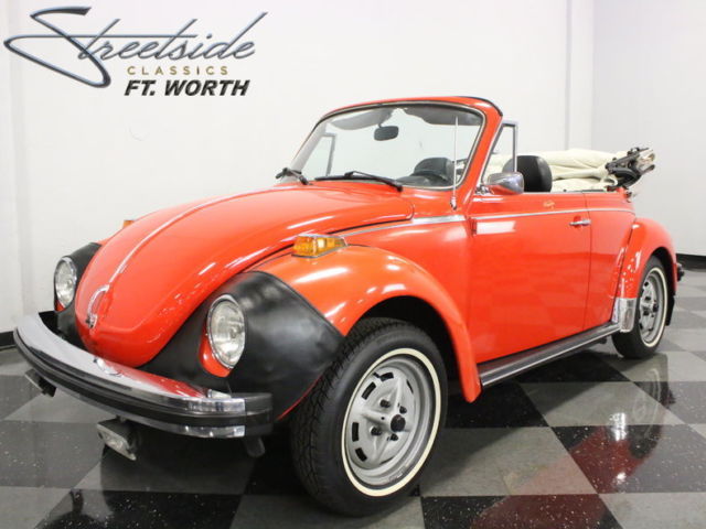 1979 Red Volkswagen Beetle - Classic Convertible