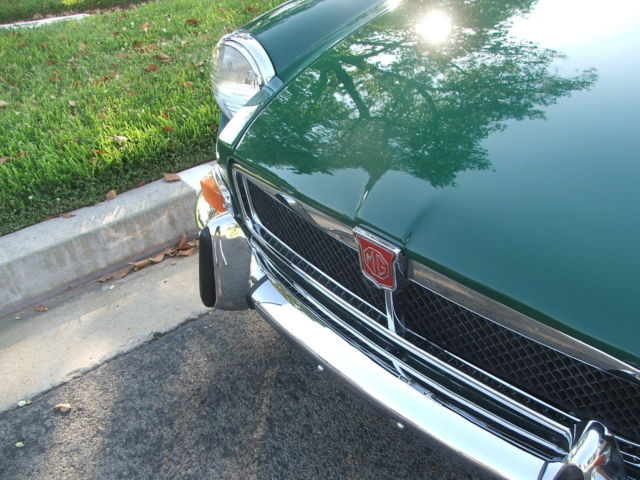 1973 Green MG MGB Convertible