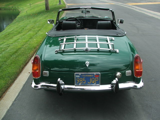 1973 Green MG MGB Convertible