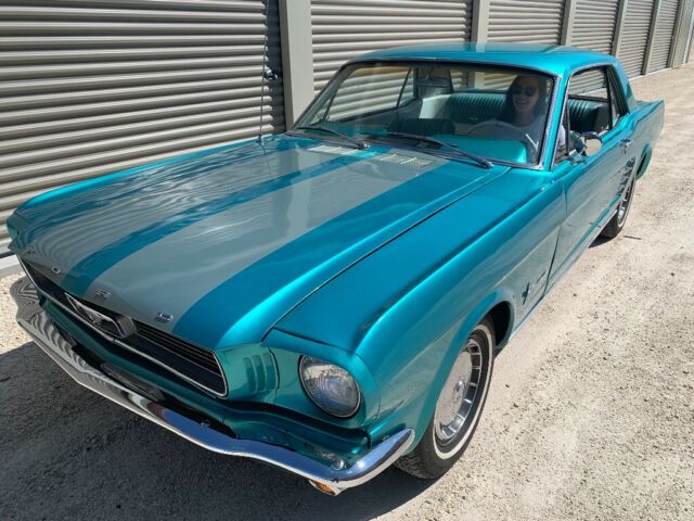1966 Polynesian Green Ford Mustang Coupe
