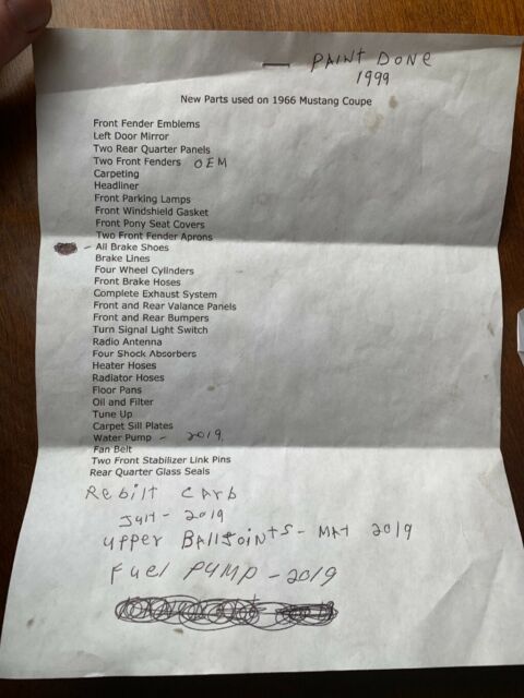 1966 Polynesian Green Ford Mustang Coupe