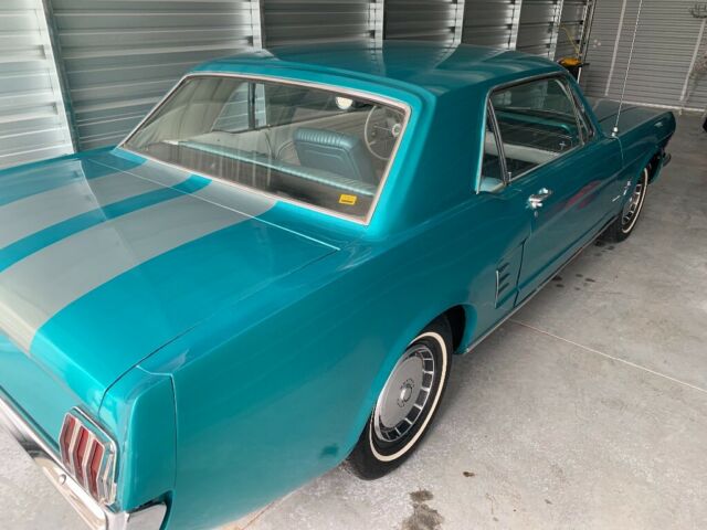 1966 Polynesian Green Ford Mustang Coupe