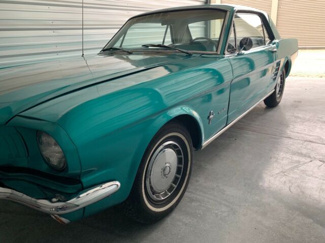 1966 Polynesian Green Ford Mustang Coupe