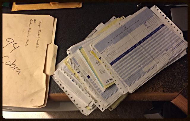 1994 Red Ford Mustang Coupe