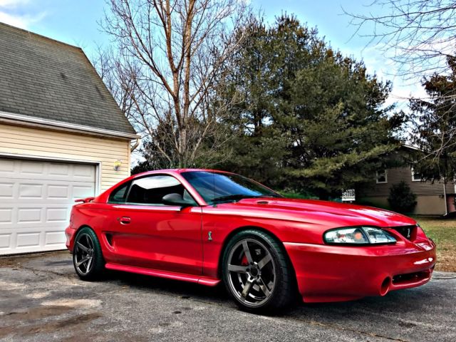 1994 Red Ford Mustang Coupe
