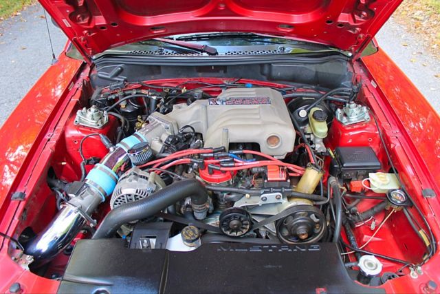 1994 Red Ford Mustang Coupe