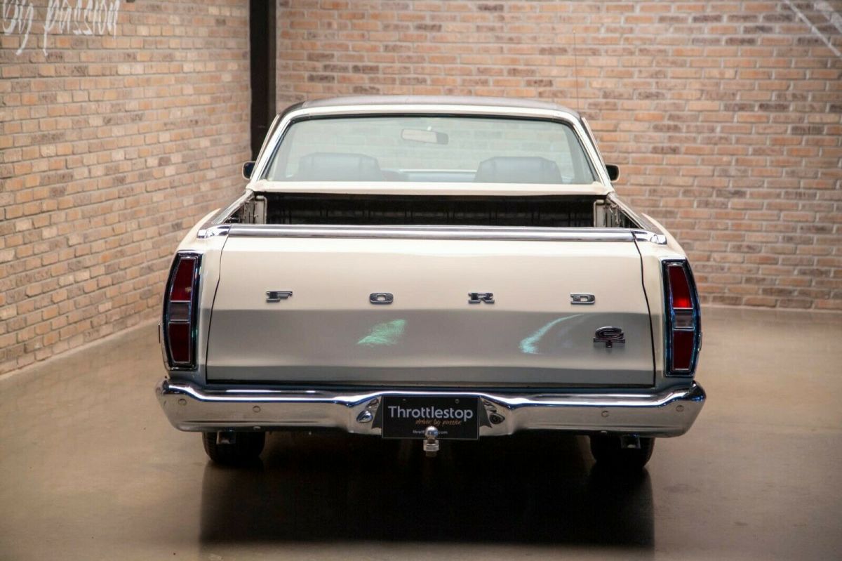 1971 White Ford Ranchero Coupe