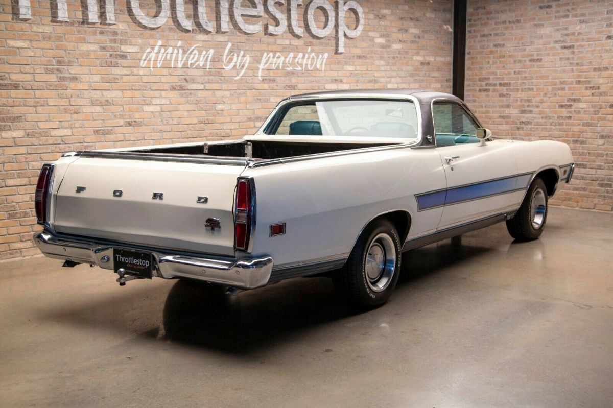 1971 White Ford Ranchero Coupe