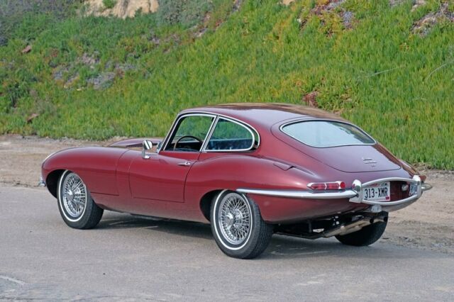 1967 Opalescent Maroon Jaguar E-Type Coupe