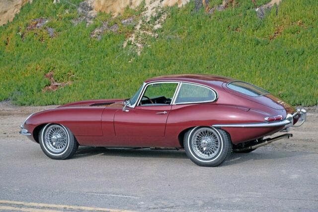 1967 Opalescent Maroon Jaguar E-Type Coupe