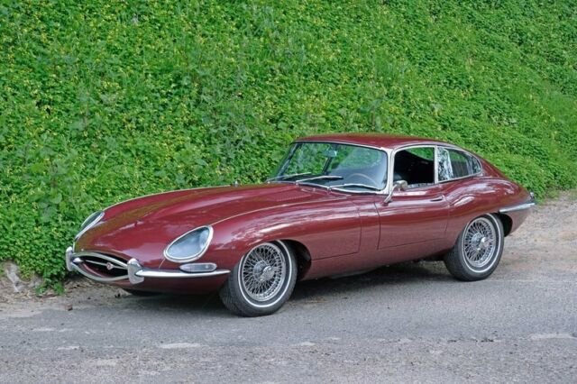 1967 Opalescent Maroon Jaguar E-Type Coupe
