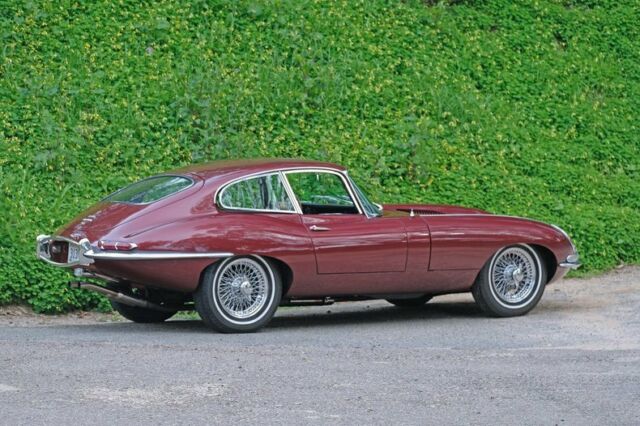 1967 Opalescent Maroon Jaguar E-Type Coupe