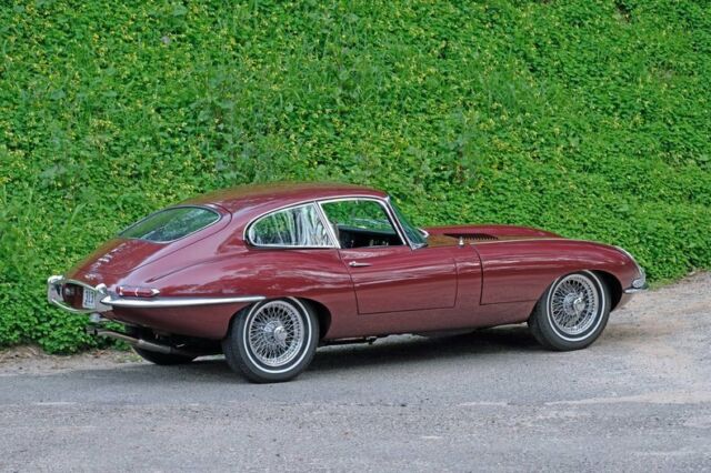 1967 Opalescent Maroon Jaguar E-Type Coupe