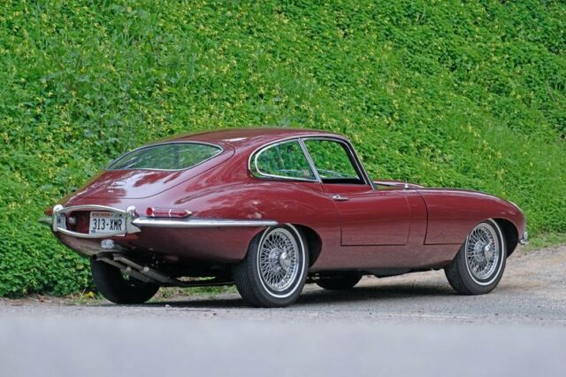 1967 Opalescent Maroon Jaguar E-Type Coupe