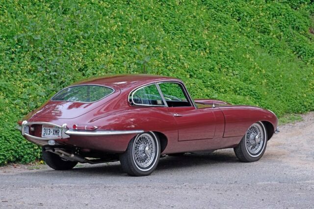 1967 Opalescent Maroon Jaguar E-Type Coupe
