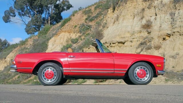 1969 Red Mercedes-Benz SL-Class Convertible